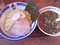 「醤油つけ麺　中盛り【750円】」@井田商店の写真