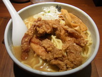 「鶏天らーめん」@麺屋武蔵 二天 池袋店の写真