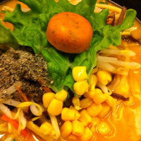 「辛味噌ラーメン+大盛り+ネギチャーシュー丼。」@ラーメン大至の写真