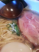 「味玉中華そば８００円」@中華蕎麦 蘭鋳の写真