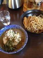 「豚骨煮干しつけ麺 750円（気まぐれﾒﾆｭｰ)」@つけ麺 弥七の写真