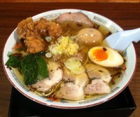 「日替わり　淡麗塩＋ガッツリ」@丹行味素 北新横浜本店の写真