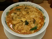「チゲ味噌ラーメン」@日高屋 巣鴨南口店の写真