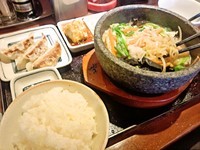 「石焼野菜タンメン（ランチ）セット　892円」@爆裂石焼らーめん 一兆 つくば並木店の写真