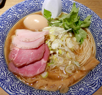 「年越し鴨やん＋燻玉（2012.12.31限定。880円）」@麺屋 一燈の写真