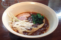 「スパイシー牛すじカレーラーメン(期間限定)＋小ライス」@RA-MEN BAR NAGOMIの写真