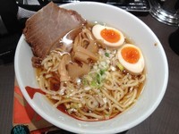 「にぼしラーメン＋中盛増＋味付玉子（￥680＋無料＋￥100）」@にぼしらーめん とつきの写真