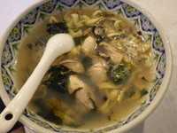 「冬かきラーメン」@中国ラーメン 揚州商人 横浜スタジアム前店の写真