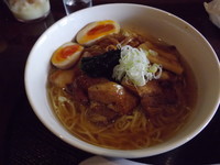 「自然洞西口スタイル（白）大盛+味玉君」@自然洞 麺舗 西口店の写真