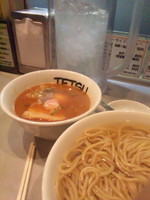 「辛つけ麺（あつもり）特盛＋味玉」@つけめん102 大宮店の写真