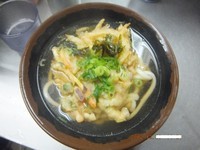 「かき揚げうどん230円」@松屋の写真