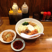 「まぜそば“キムラくん”￥７８０＋炙りチャーシュー￥２５０」@麺屋 蕃茄の写真