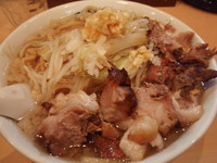 「ド魂麺大(800円)小ブタ(200円)」@魂麺の写真
