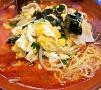 「カルビラーメン(特辛)690円」@鳳蘭亭の写真