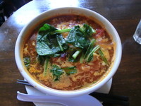 「トマトラーメン（￥800）」@Pour cafeの写真