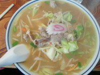 「肉味噌ラーメン 680円」@まるた食堂の写真