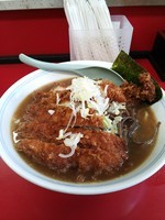 「とんかつラーメン味噌　８５０円」@肉屋さんのラーメン家 生治ミートの写真