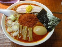 「辛辛魚らーめん味玉のせ（950円）」@麺処 井の庄 立川店の写真