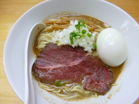 「特濃煮干ソバＳ（760円）鯵ver+味玉（100円）」@煮干中華ソバ イチカワの写真