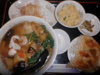 「五目そば・ランチセット（６８０円）」@中国家庭料理  日海升盛の写真