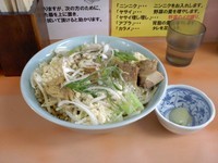 「まぜそば、大盛り、全部まし」@ジャンキーモンキーJr.の写真