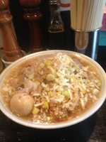「ラーメン (野菜増し＋ニンニク増し増し＋アブラ＋ネギ)」@らーめん大 高円寺店の写真