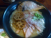 「【期間限定】超濃厚鯛煮干らーめん ￥820」@和風らーめん 凪の写真