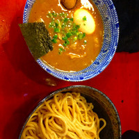 「二代目つけ麺、中盛、味玉」@二代目狼煙 本店 葉隠製麺の写真