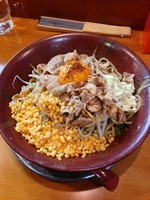 「ごまソースまぜそば」@とんこつらーめん ひかりの写真