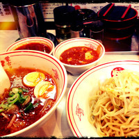 「冷やし五目味噌タンメン＋半冷やし味噌スープ＋サービス単品麻婆」@蒙古タンメン 中本 町田店の写真