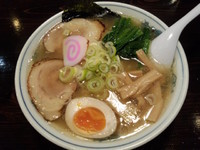 「塩中華そば大盛750円」@中華そば 山本の写真