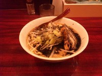 「ミニラー＋黒」@ゴリラーメンの写真