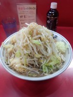 「小ラーメン（ヤサイ・ニンニク・カラメ＋しょうが＋タマネギ）」@麺屋 桐龍の写真