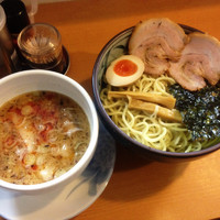 「しお担々つけ麺￥７３０」@焦がしねぎらーめん 葱次郎 大宮西口店の写真