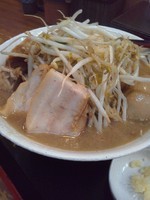 「味玉味噌ラーメン＋チャーシュー野菜ニンニク」@味噌麺処 花道庵の写真