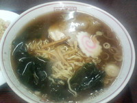 「ラーメン・半チャーハンセット」@三好弥の写真