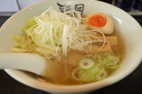 「彩月の塩らーめん（全粒粉めん）　730円」@麺屋彩月の写真