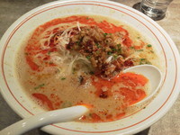 「【限定麺】坦々麺（中盛り：無料）　細麺にて」@麺処 湊生の写真