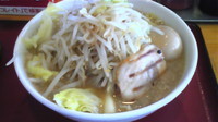 「限定ラーメン＋クーポン味玉（７５０円）」@中華そばつけ麺 魚介の達人 久兵衛 取手店の写真