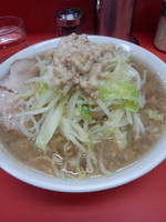 「ラーメン、麺半分、アブラ」@ラーメン二郎 神田神保町店の写真