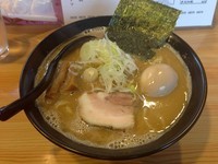 「濃厚煮干しそば大盛り＋煮玉子＋替え玉」@中華そば 響の写真