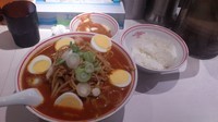 「味噌卵麺、定食」@蒙古タンメン中本 品川店の写真