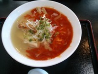 「濃厚系　レッド750円＋替え玉100円」@麺処 ぼたん 佐野店の写真