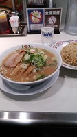 「王将ラーメン+焼き飯」@餃子の王将 甲府国母店の写真