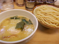 「味玉鶏かさねつけめん(中盛り)」@常勝軒 前橋総本店の写真