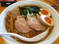 「煮干そば＋大盛＋味玉　780＋100＋100＝980円」@中華そば 田家 本店の写真