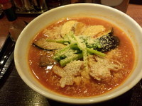 「完熟トマトらーめん819円」@爆裂石焼らーめん 一兆 つくば並木店の写真