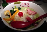 「3SOポタージュめん～ホウレン草仕立て～(L)900円」@RA-MEN 3SOの写真