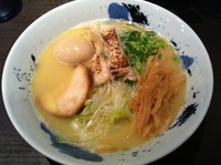 「濃厚鶏そば＋味玉」@鶏そば 雫一の写真