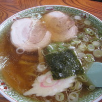 「ラーメン（５２５円）」@手打ちラーメン 丸富の写真